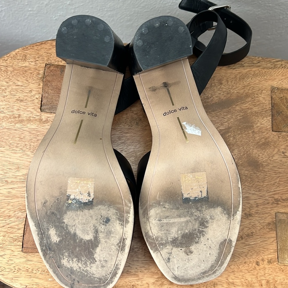 Dulce vita black sandal size 8 - Picture 3 of 9